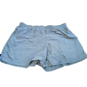 Columbia Gray Shorts Flat Front Pocket And Drawstring Large